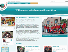 Tablet Screenshot of jrk.drk-ov-alzey.de